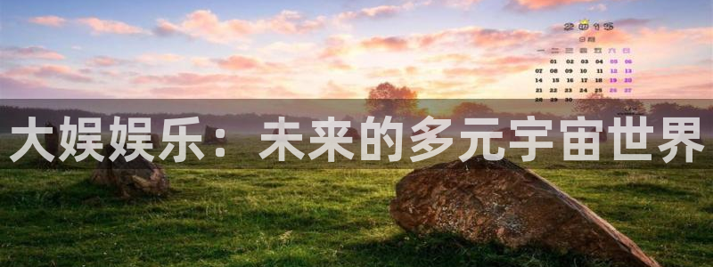 极悦平台3官网：大娱娱乐：未来的多元宇宙世界